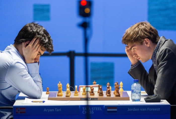 Tata Steel 7: Alireza Firouzja leads again, chess24.com