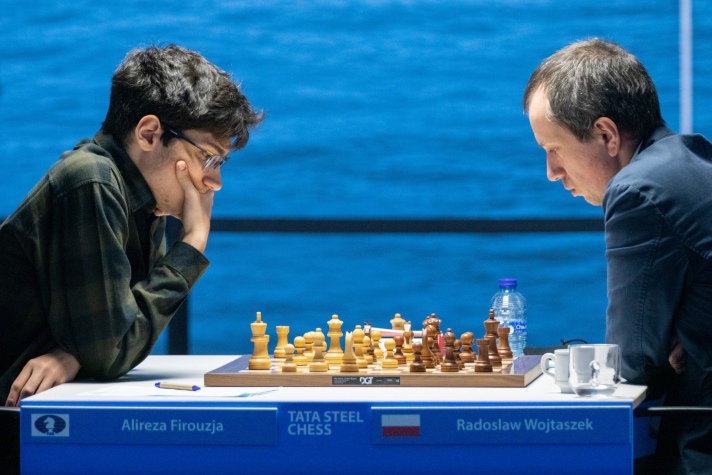 Caruana Solid Through Tata Steel First Half; Magnus, Firouzja