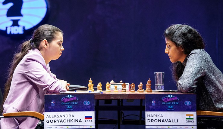 Dronavalli Harika stuns world champion Ju Wenjun at FIDE Women's Grand Prix  chess tournament