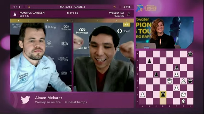 Wesley So Beats World Champion Again to Win Opera Euro Rapid