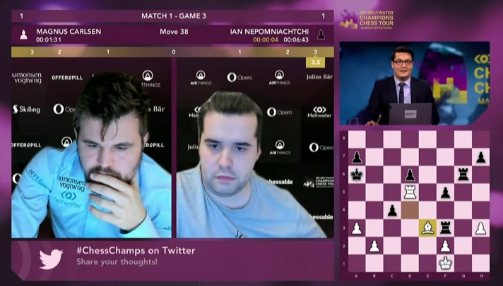 Carlsen leads So in battle for 3rd; Giri-Nepomniachtchi tie in title clash