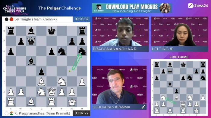 Julius Bär Challengers Chess Tour – Kramnik vs Polgar, 08 Apr – 15