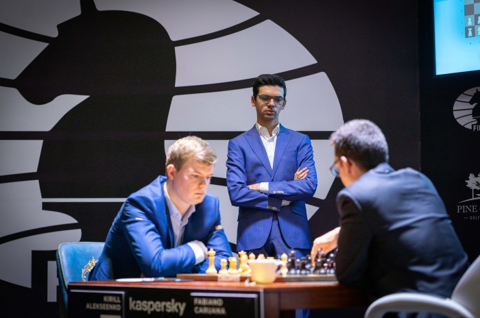 Anish Giri & Fabiano Caruana, Photos by Lennart Ootes