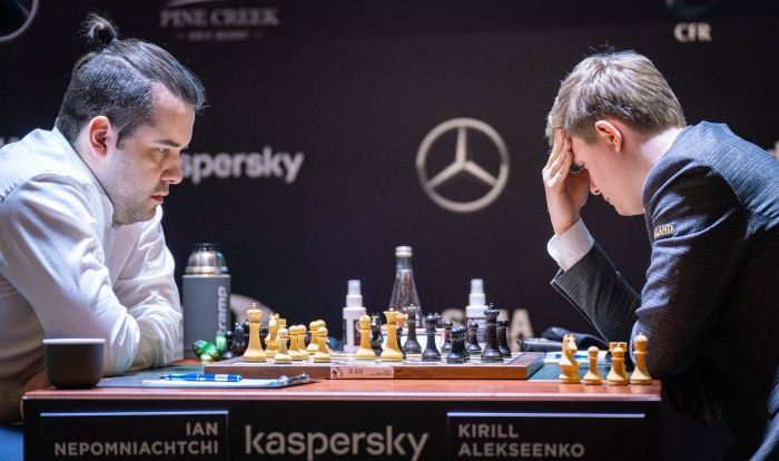Round 5 - Russia's Ian Nepomniachtchi takes the lead at 2020 World