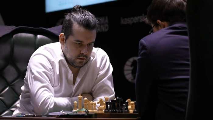 Firouzja-Carlsen in Norway Chess, Nepo late arrival