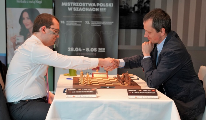 Wojtaszek in the 2021 Polish Championship